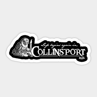 Collinsport, Maine from Dark Shadows Sticker